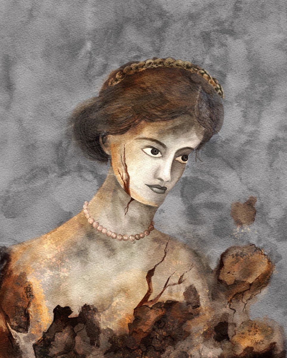 Portret realizat de Alexandra Hochreiter, Her Art Story