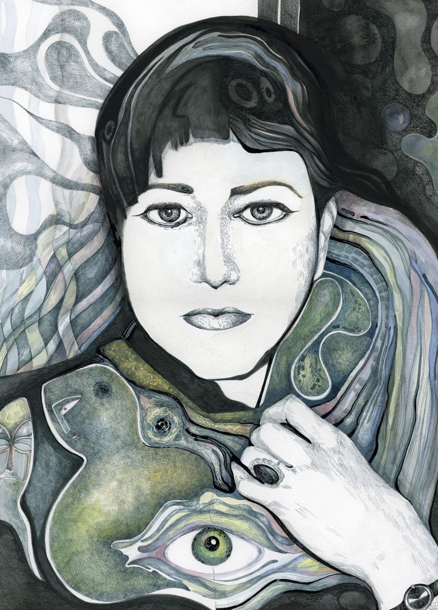 Portret realizat de Bianca Spatariu, Her Art Story