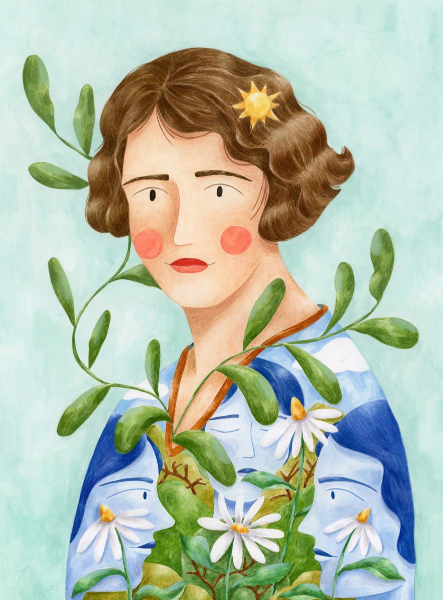 Portret realizat de Corina Drăgan, Her Art Story