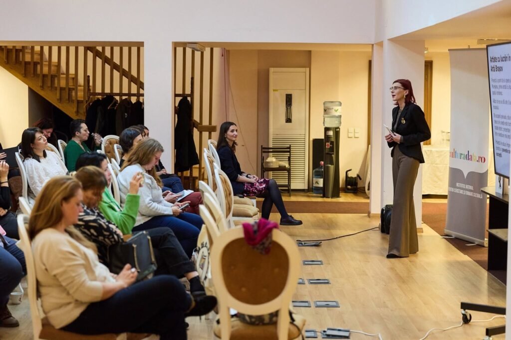 Conferința de Marketing Cultural & Educație Muzeală, prezentarea proiectului Her Art Story