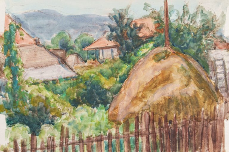 Rodica Maniu – Peisaj cu case