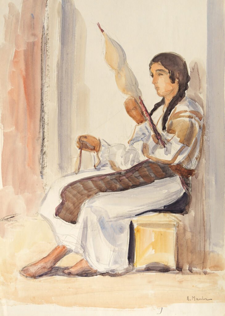 Rodica Maniu – Țărancă torcând
