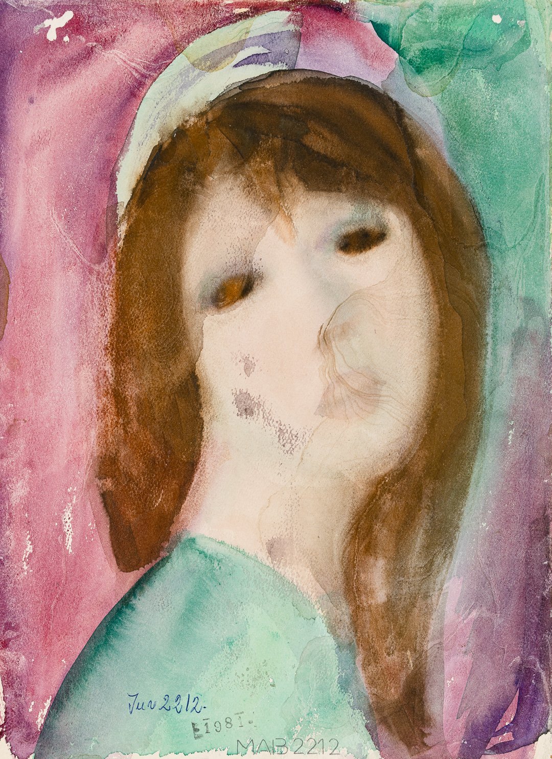 Zina Blănuță – Flori – verso